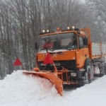 Personale della Città metropolitana al lavoro sulle strade
