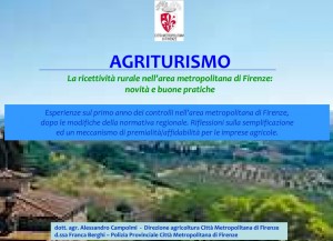 Slide Covegno Agriturismi