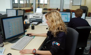 Sala operativa di Protezione civile della Città metropolitana di Firenze
