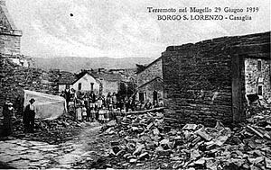 Rischio sismico - terremoto nel mugello del 1919