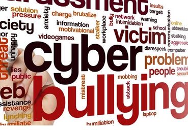 Grafica sul cyberbullismo sul sito dell'Università di Catania