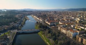 Un'immagine panoramica di Firenze