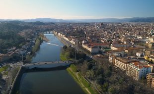 Un'immagine panoramica di Firenze