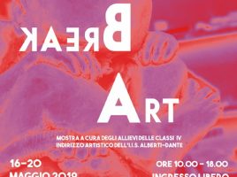 Locandina della mostra "Let's break art"
