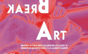 Locandina della mostra "Let's break art"