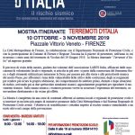Locandina Mostra 'Terremoti d'Italia'
