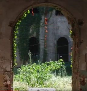 Uno dei cortili di Sant'Orsola visto dai portici al piano terreno