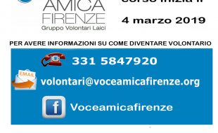 VOCE AMICA FIRENZE CERCA VOLONTARI
