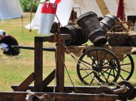 Rievocazione di battaglia medievale