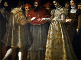 Il dipinto di Jacopo Chimenti sul matrimonio di Caterina de' Medici