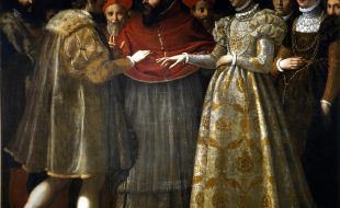 Il dipinto di Jacopo Chimenti sul matrimonio di Caterina de' Medici