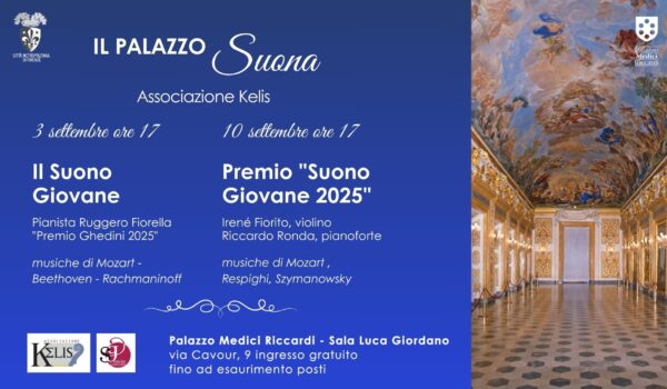 locandina Il Palazzo suona - eventi 3 e 10 settembre