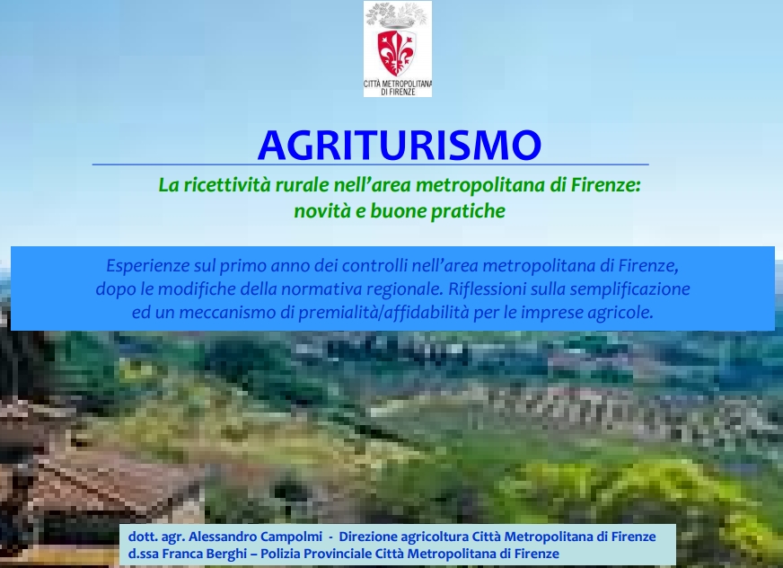 Slide Covegno Agriturismi