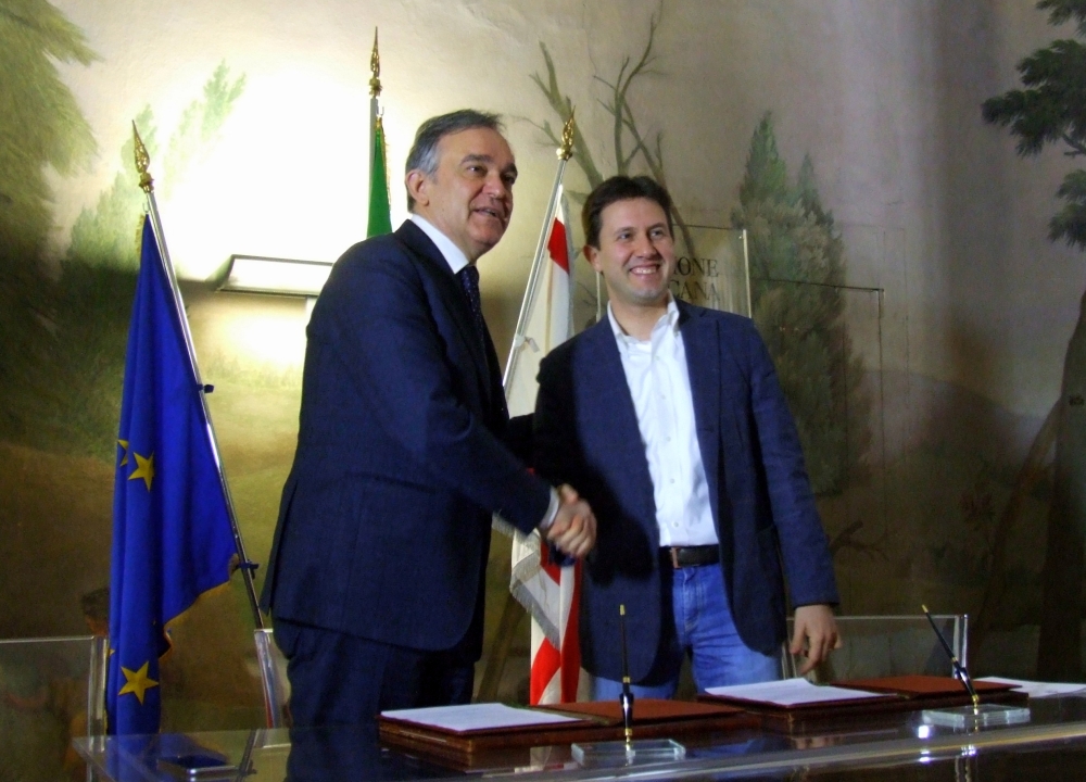 Enrico Rossi e Dario Nardella (foto Antonello Serino)