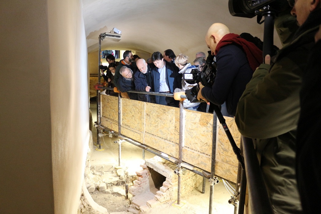 Sopralluogo nel sottosuolo di Palazzo Medici Riccardi