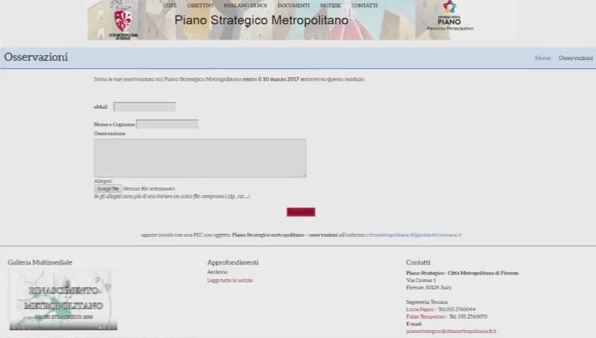 Piano strategico metropolitano