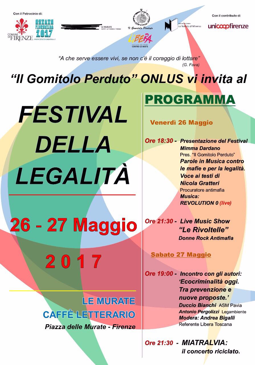 Locandina Festival della Legalità