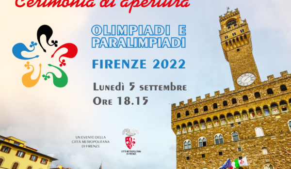 Locandina Inaugurazione Olimpiadi e Paralimpiadi della Città Metropolitana