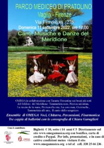 Canti, Musiche e Danze del Meridione (Taranta) al Parco Mediceo di Pratolino