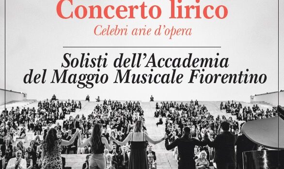 locandina con 5 musicisti in piedi di schiena davanti al pubblico - Parco di Pratolino