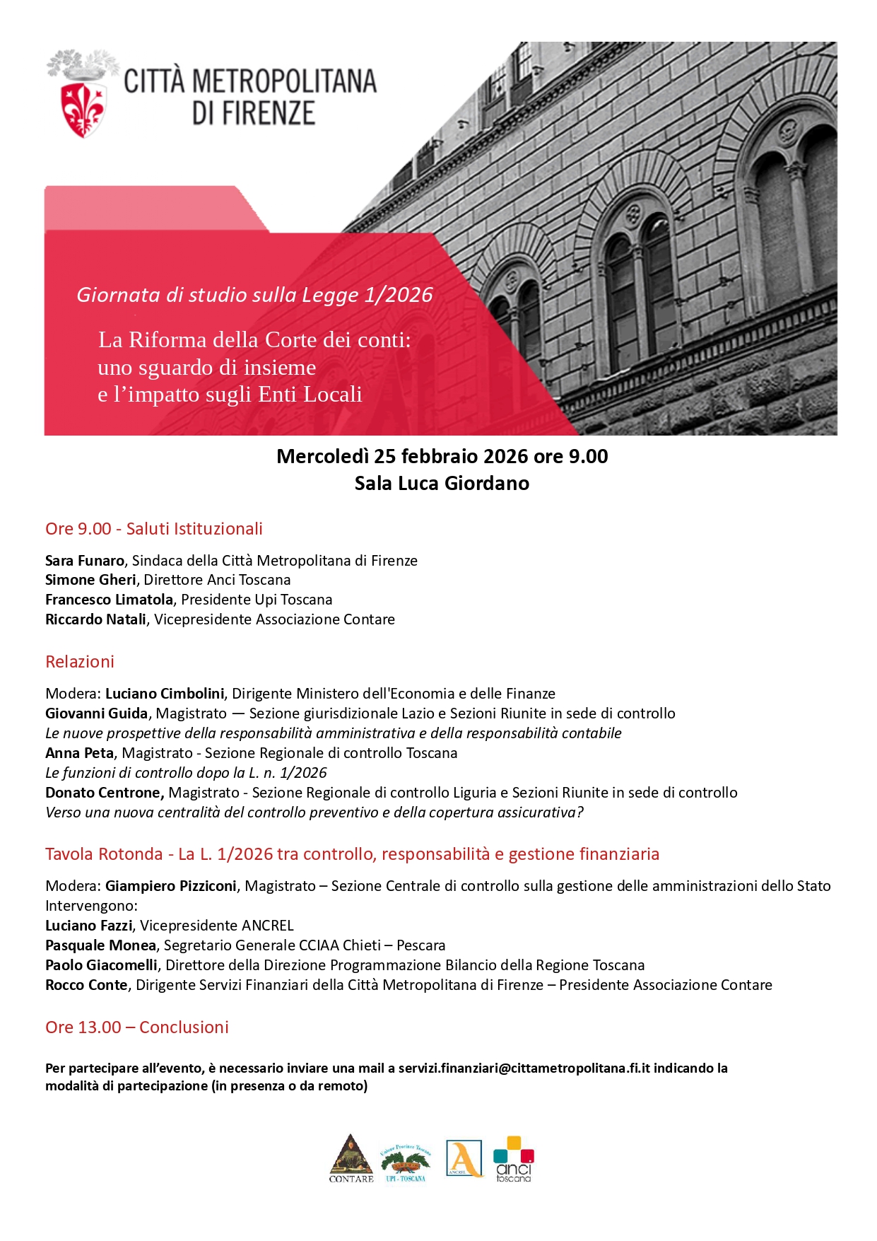 locandina dettagliata del convegno del 25 febbraio con relatori e intervanti