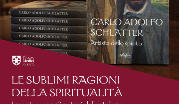 locandina conferenza Schlatter 17 febbraio ore 17 con immagini del catalogo della mostra