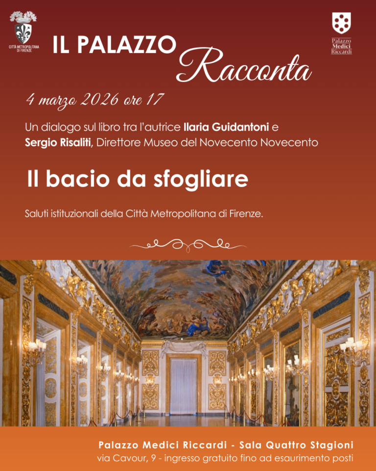 locandina presentazione libro 'un bacio da sfogliare' 4 marzo ore 17 sala 4 stagioni