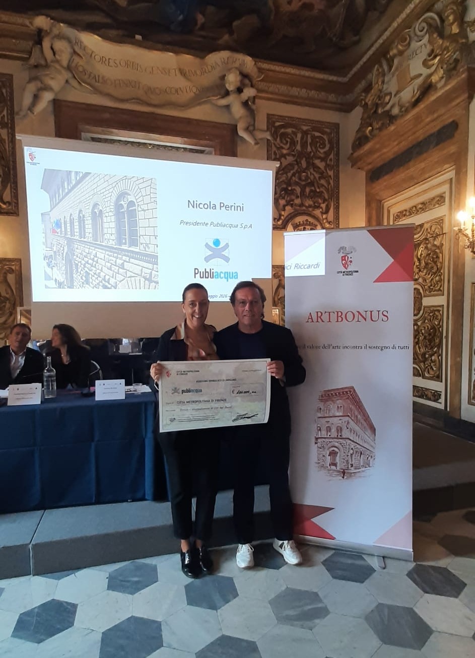 un momento del convegno sull'art bonus in palazzo medici riccardi