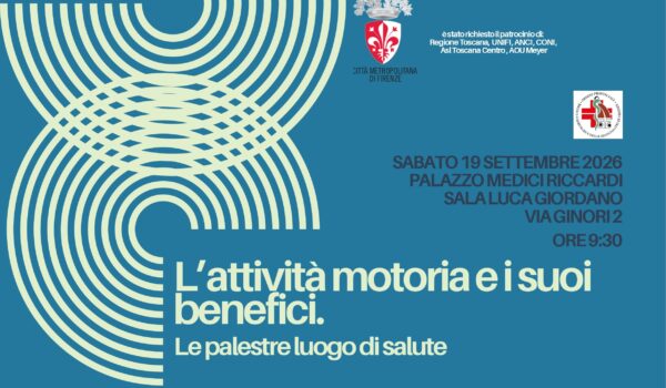 locandina incontro su "attività motoria e i suoi benefici" di sabato 19 settembre 2026