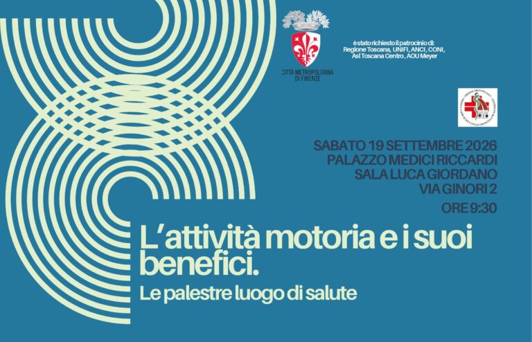 locandina incontro su "attività motoria e i suoi benefici" di sabato 19 settembre 2026