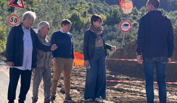 sopralluogo con la sindaca Sara Di Maio e il sindaco Venturi