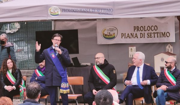 Inaugurazione della Passerella tra Badia a Settimo e San