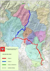 CICLOVIA DEL SOLE - mappa