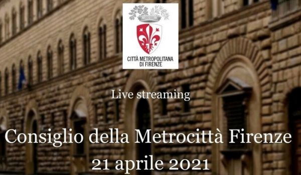 Consiglio Metropolitano mercoledì 21 aprile 2021