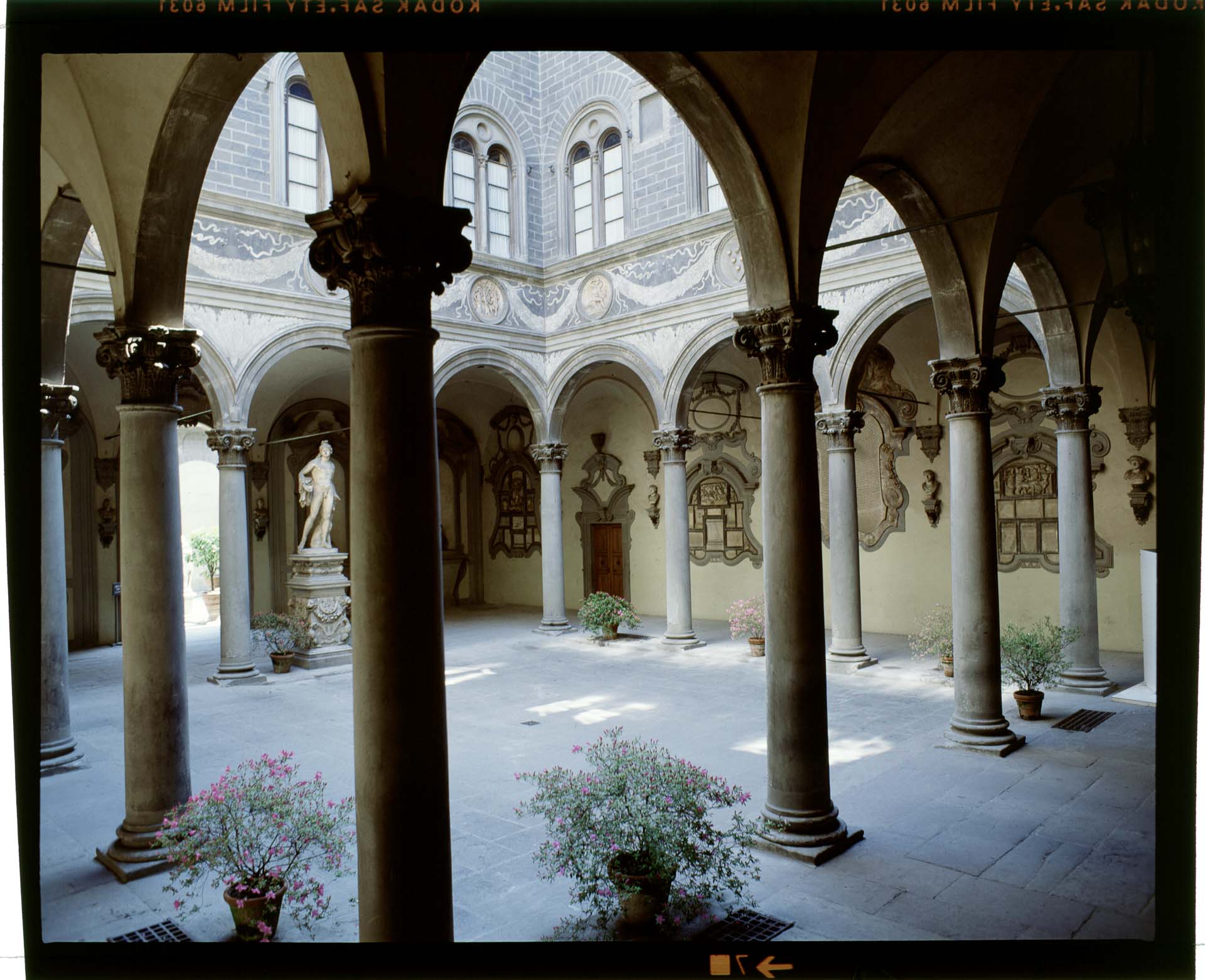 Il Cortile di Michelozzo in Palazzo Medici Riccardi (foto Mus.e)