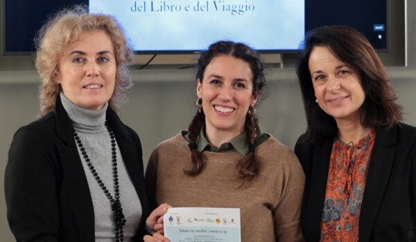 Da sx sindaca di Vaglia Silvia Catani - bibliotecaria di Vaglia Claudia Giusti - consigliera metropolitana Claudia Sereni