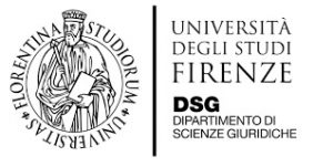 Università degli Studi di Firenze - Dipartimento Scienze Giuridiche
