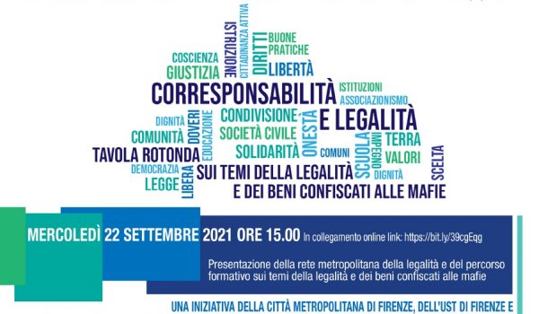 Educazione alla legalità nelle scuole della Metrocittà Firenze