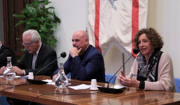 FiPiLi conferenza stampa da sx Eugenio Giani, Paolo Masetti e Angela Bagno ph Antonello Serino