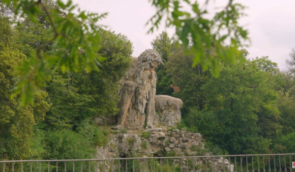 il gigante dell'appennino visto lateralmente