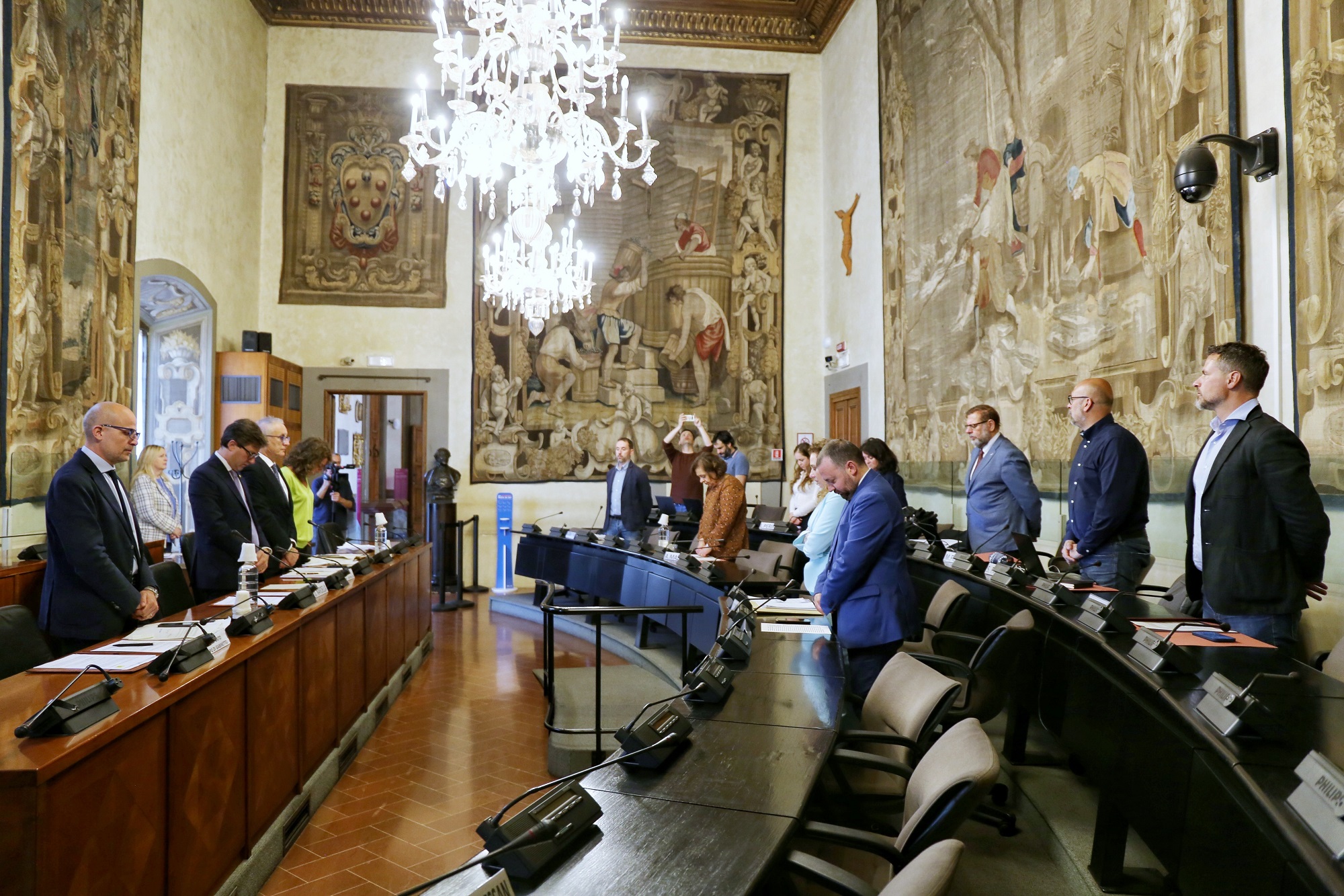 Il Consiglio Metropolitano, minuto di silenzio per le vittime dell'alluvione