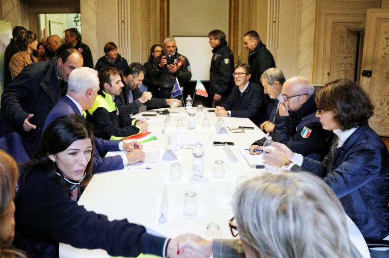 Tavolo operativo col sindaco Nardella e Tagliaferri, il presidente Giani e il Ministro Musumeci