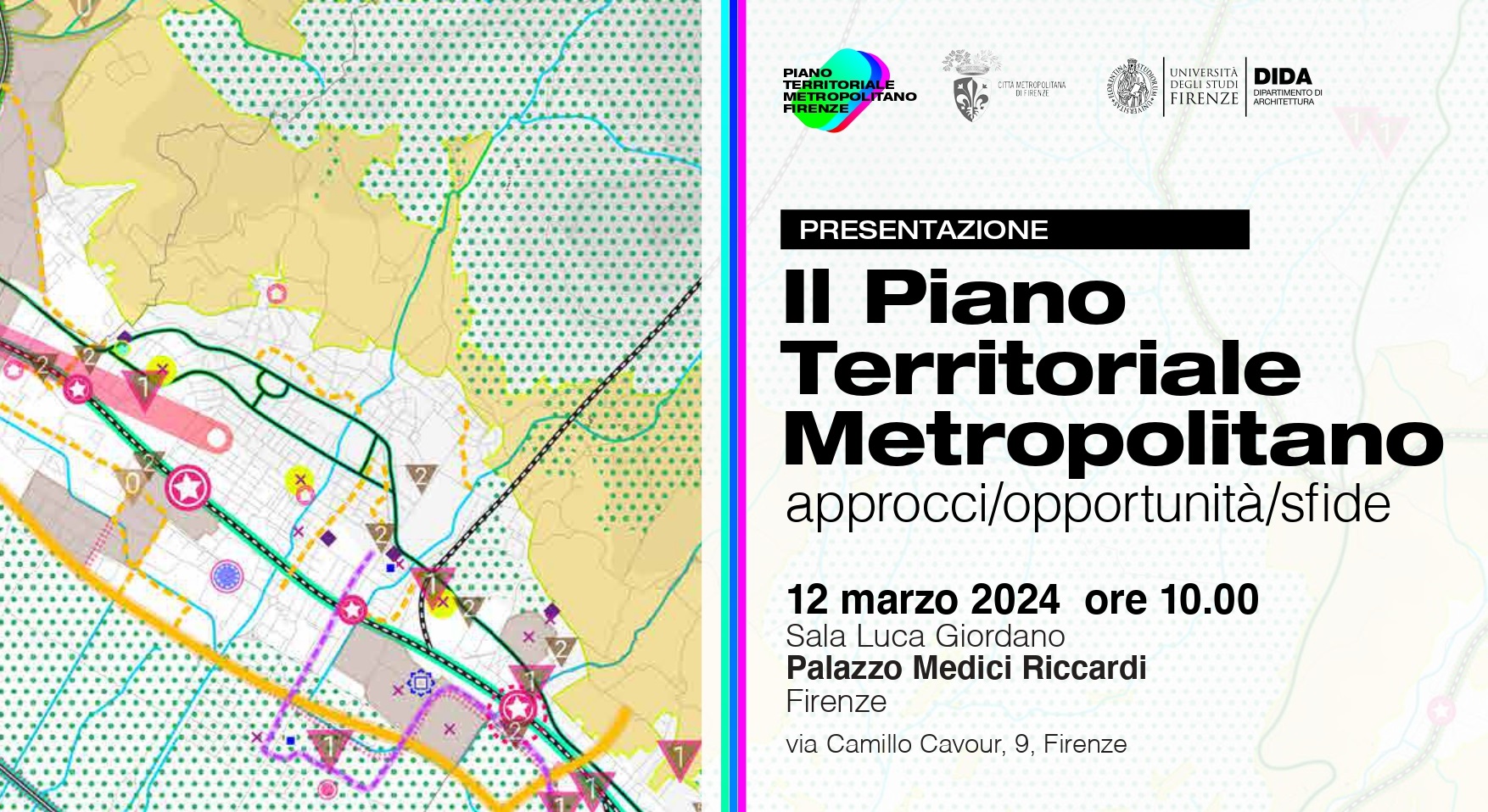 locandina Il Piano Territoriale Metropolitano approcci.opportunità.sfide