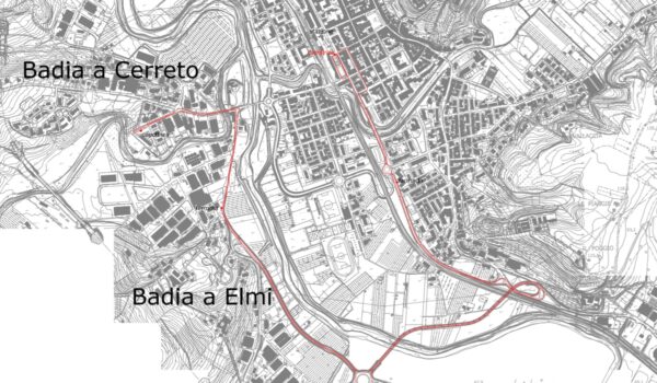 mappa con percorso della navetta