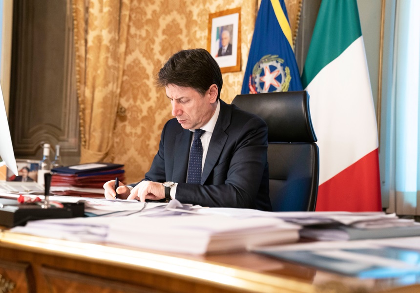 Il premier Giuseppe Conte (da www.governo.it)