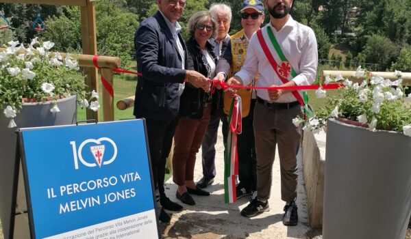 Inaugurazione Percorso Vita Melvin Jones. Consigliere della Città Metropolitana delegato allo Sport Nicola Armentano, Comune di Firenze l'assessore Cosimo Guccione