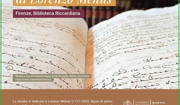 La locandina della mostra dedicata a Lorenzo Mehus