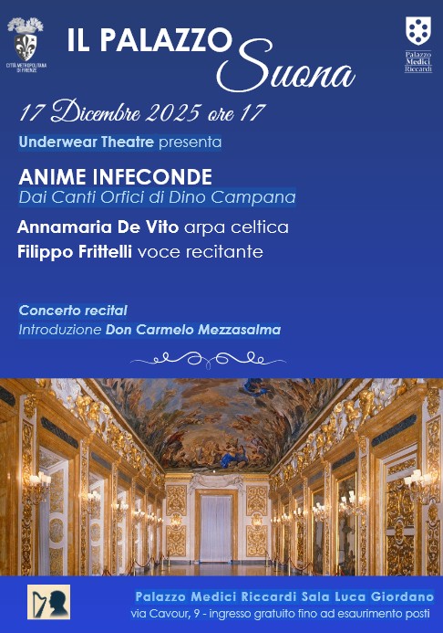 Locandina Concerto Underwear Theatre Lunedì 17 dicembre 2025