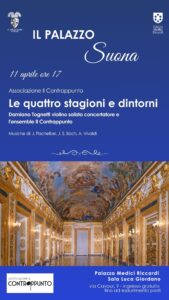 Locandina “Il Palazzo Suona”, alla scoperta de “Le Quattro stagioni e dintorni" con Il Contrappunto