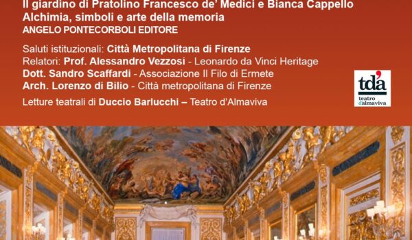 locandina con informazioni sull'evento e foto del salone Luca Giordano